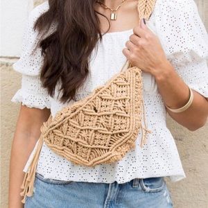 Adjustable Macrame sling/bum bag
